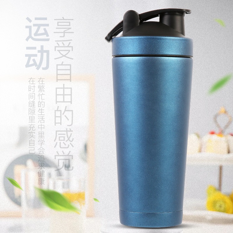 Sports Water Bottle Insulated - Large‑Capacity Stainless Steel Insulated Shaker Cup