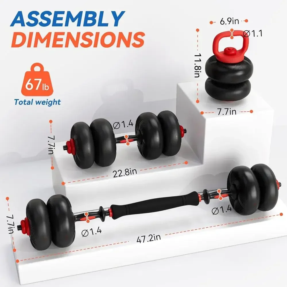 Adjustable Dumbbell Set with P - Dumbbell Set review and price