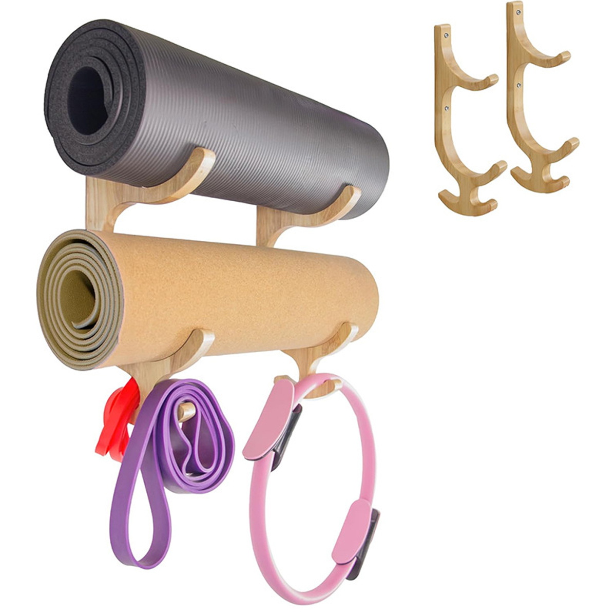 2piece Resistance Band Holder  - Yoga Mat review and price