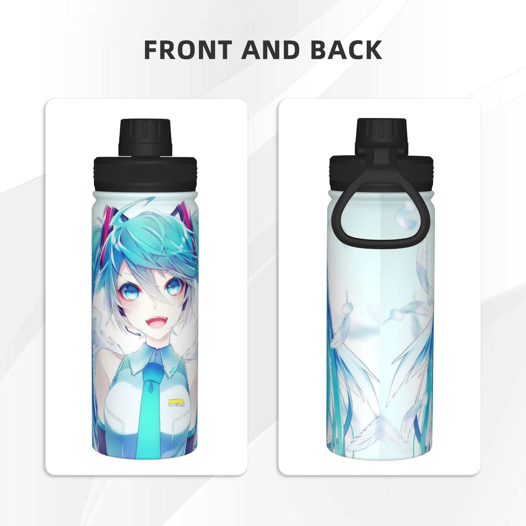 Anime Hatsunes Mikus 18OZ Spor - Sports Water Bottle Insulated review and price
