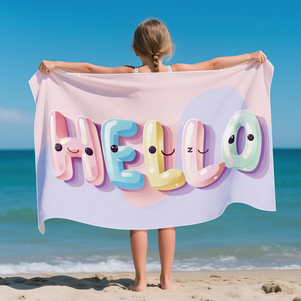 Cartoon Pattern Beach Towel Ki - Yoga Mat review and price