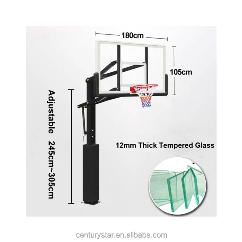 High Quality Tempered Glass Ba - Basketball Hoop review and price