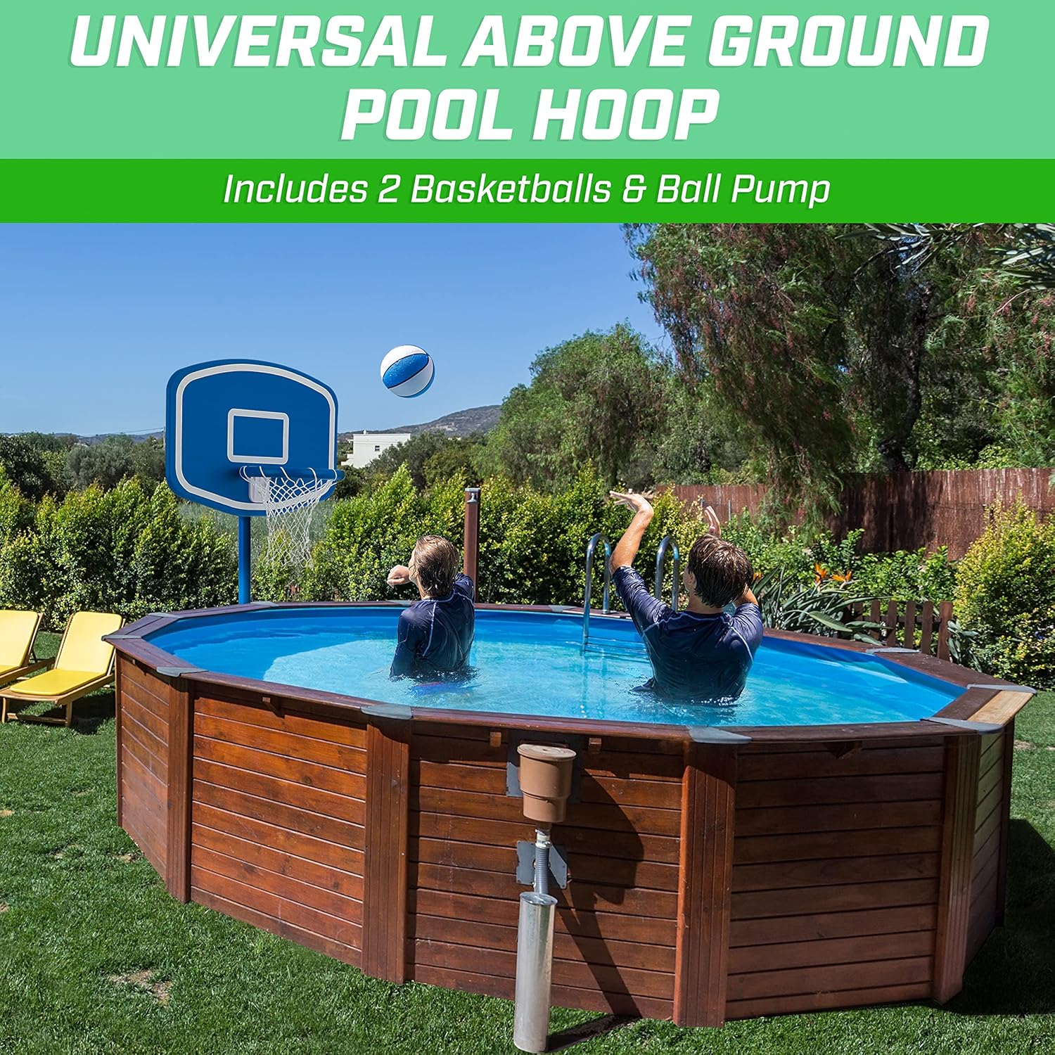 Above Ground Pool Basketball H - Basketball Hoop review and price