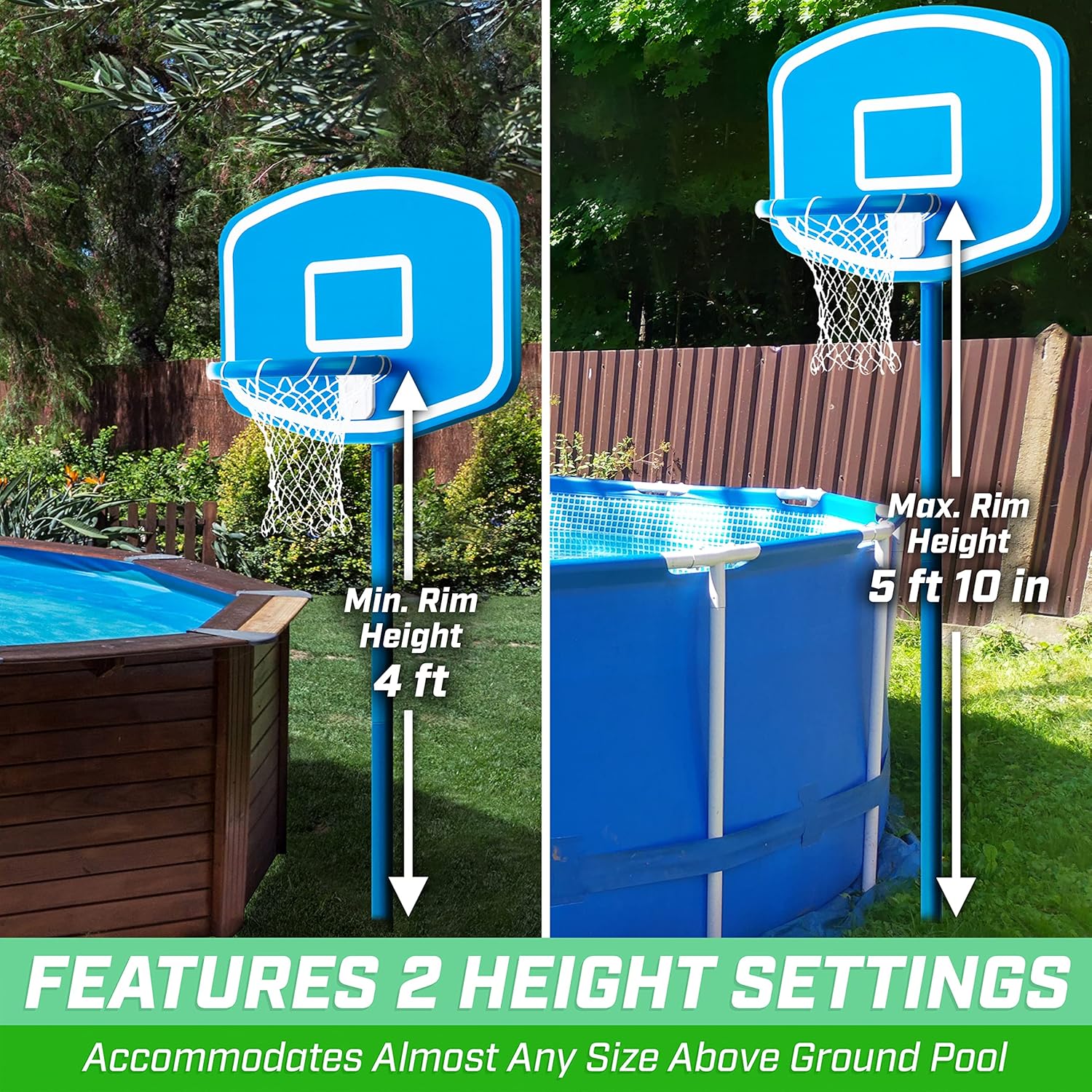 Above Ground Pool Basketball H - Basketball Hoop review and price