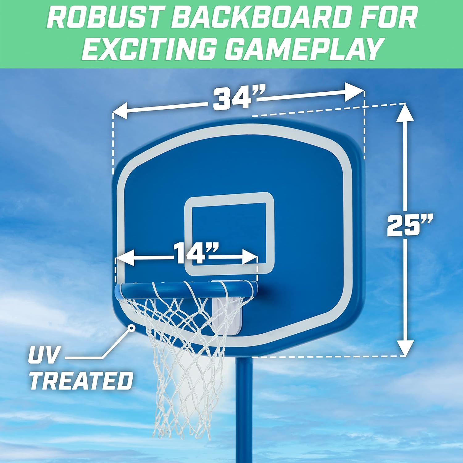 Above Ground Pool Basketball H - Basketball Hoop review and price