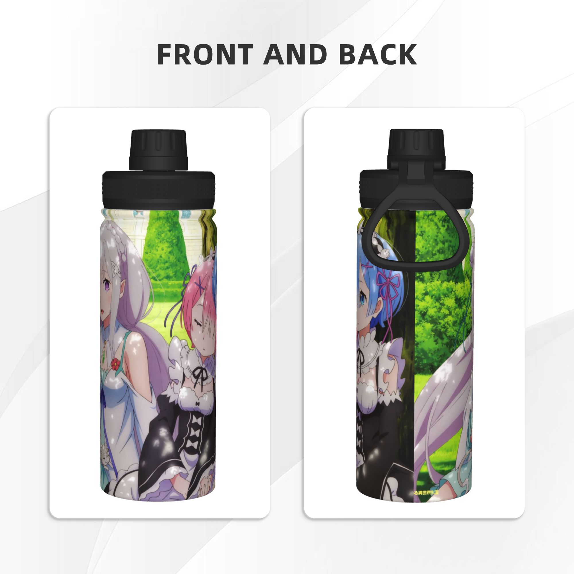 Anime R-Re Zero 18OZ Sports In - Sports Water Bottle Insulated review and price